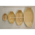 factory price disposable wooden boat tray